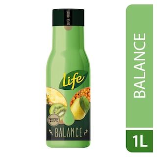 LIFE | ΦΡΕΣΚΟΣ ΧΥΜΟΣ ΦΥΣΙΚΟΣ ΑΝΑΝΑΣ ΑΧΛΑΔΙ ΑΚΤΙΝΙΔΙΟ ΚΑΙ ΙΠΠΟΦΑΕΣ 1 LT