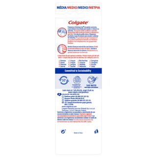 COLGATE | MAX WHITE | Οδοντόβουρτσα Max White Μέτρια 2 Τεμάχια 1+1 Δώρο