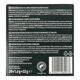 PERLA BEVERAGES | Τσάι Πράσινο Μέντα 20x1.6g