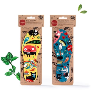 CHRISTOU1910 | Παιδικοί Πάτοι Αρωματικοί Colored Monsters Νο33-40 1 Τεμάχιο