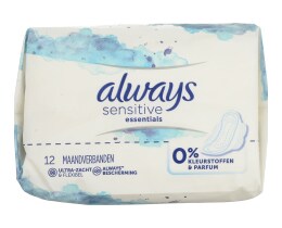 ALWAYS | ΣΕΡΒΙΕΤΕΣ SENSITIVE ESSENTIALS LONG 12 TΕΜ
