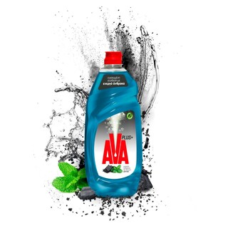AVA | Υγρό Πιάτων Plus Μέντα 900ml