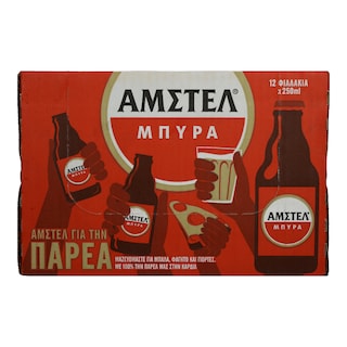 AMSTEL | Μπύρα Lager Φιάλη 12x250ml