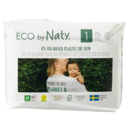 NATY | Πάνες Μωρού New Born Eco Νο1 25 Τεμάχια