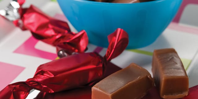 Καραμέλες με σοκολάτα γάλακτος