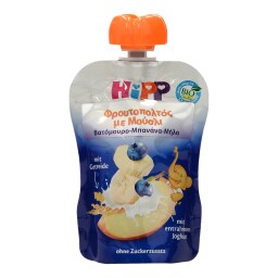 HIPP | ΦΡΟΥΤΟΠΟΤΟ ΒΑΤΟΜΟΥΡΟ ΜΗΛΟ ΜΠΑΝΑΝΑ 90 GR