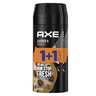 AXE | Αποσμητικό Spray Leather & Cookies 150ml 1+1 Δώρο