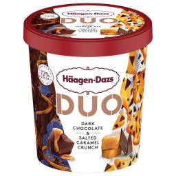 HAAGEN DAZS | Παγωτό DUO Dark Chocolate & Salted Caramel 355g