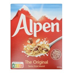 ALPEN | ALPEN MUESLI ORIGINAL 550G