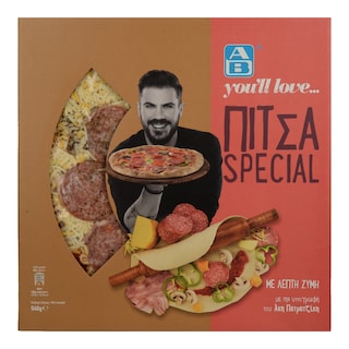 ΑΒ YOU'LL LOVE | Πίτσα Special Λεπτή Ζύμη 540gr