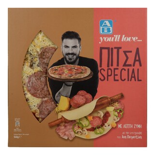 ΑΒ YOU'LL LOVE | Πίτσα Special Λεπτή Ζύμη 540gr