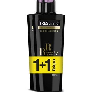 TRESEMME | Σαμπουάν Biotin Repair 7 Ταλαιπωρημένα Μαλλιά 400ml 1+1 Δώρο