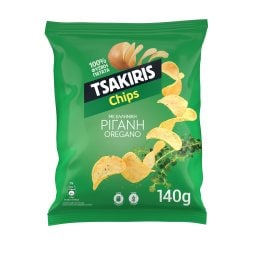 ΤΣΑΚΙΡΗΣ | Τσιπς Ρίγανη  140 gr
