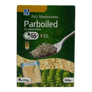 ΑΒ | ΡΥΖΙ PARBOILED 10'ΛΕΠΤΟ 4 Χ 125 GR
