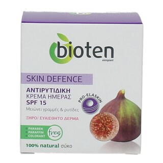 BIOTEN | ΚΡΕΜΑ ΠΡΟΣΩΠΟΥ ΑΝΤΙΡΥΤΙΔΙΤΙΚΗ ΗΜΕΡΑΣ SPF15 ΓΙΑ ΞΗΡΗ ΕΠΙΔΕΡΜΙΔΑ 50 ML