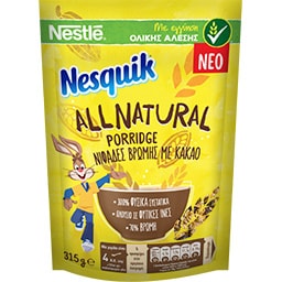 NESQUIK | Νιφάδες Βρώμης Ολικής Άλεσης Με Κακάο 315gr