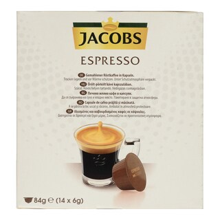 JACOBS | Κάψουλες Καφέ Espresso 14x6gr