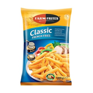 FARM FRITES | Πατάτες Προτηγανισμένες Κατεψυγμένες 1kg