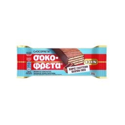 ΙΟΝ | ΣΟΚΟΦΡΕΤΑ | Wafer Milk Chocolate Gluten Free 38g