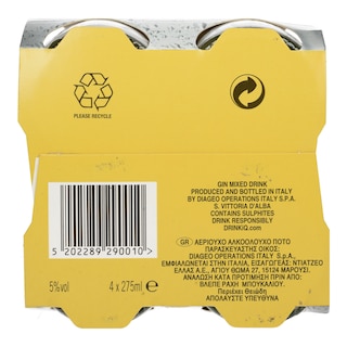 GORDON'S | RTD SPACE 275ML 4X