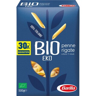BARILLA | BARILLA ΠΕΝΝΕ ΡΙΓΚ. ΒΙΟ 500G (0.30)