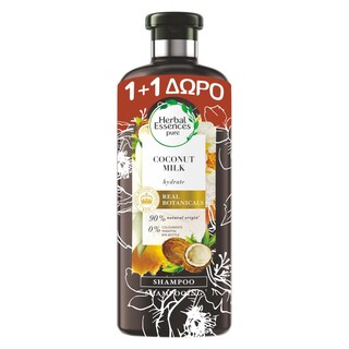 HERBAL ESSENCES | Σαμπουάν Coconut Milk 400ml 1+1 Δώρο