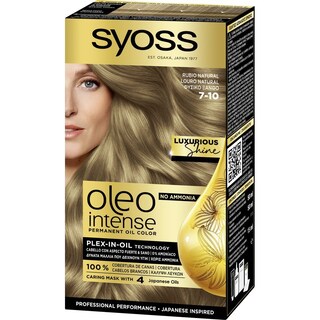 SYOSS | Βαφή Μαλλιών Oleo Intense Νο 7-10 Φυσικό Ξανθό 1 Τεμ.