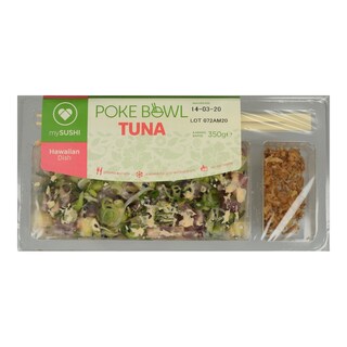 MY SUSHI | Έτοιμο Φαγητό με Τόνο Poke Bowl  350 gr