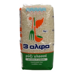 3Α | 3Α ROUND GRAIN RICE 1KG