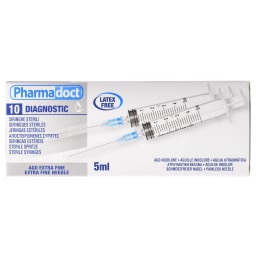 PHARMADOCT | Σύριγγες Αποστειρωμένες 5ml 10 Τεμάχια