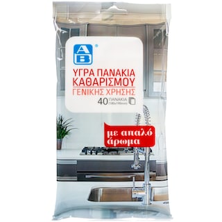 ΑΒ | WIPES GENERAL USE CLEANING 40P