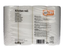 365 | Χαρτί Κουζίνας 2 Φύλλα 4 Ρολά 340g