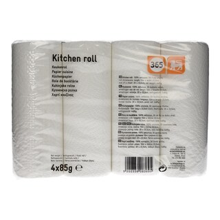 365 | Χαρτί Κουζίνας 2 Φύλλα 4 Ρολά 340g