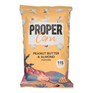PROPERCORN | ΠΟΠ ΚΟΡΝ ΜΕ ΦΥΣΤΙΚΟΒΟΥΤΥΡΟ ΚΑΙ ΑΜΥΓΔΑΛΑ  25 GR