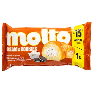 MOLTO | Κρουασάν Βανίλια & Μπισκότο 92g
