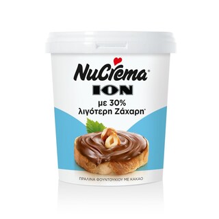 NUCREMA | Πραλίνα Φουντουκιού 30% Λιγότερη Ζάχαρη 380g