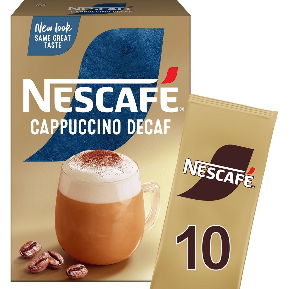 NESCAFE Στιγμιαίος Καφές Cappuccino Decaf 10x12.5gr