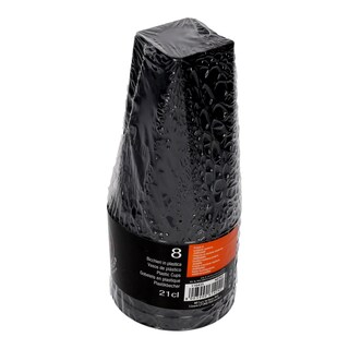 - | ΠΟΤΗΡΙΑ ΠΛΑΣΤΙΚΑ ΜΑΥΡΑ 21 CL 10 ΤΕΜ
