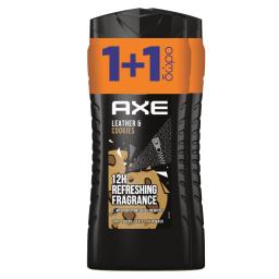 AXE | Αφρόλουτρο Collision Leather & Cookies 400ml 1+1 Δώρο