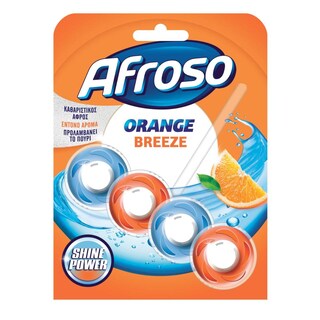 AFROSO | Καθαριστικό Block Τουαλέτας Orange Breeze 40g