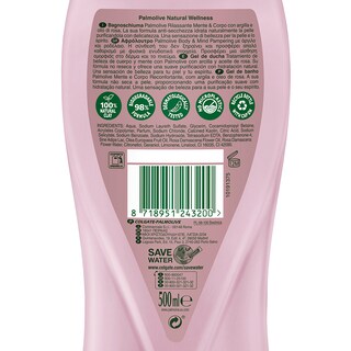 PALMOLIVE | Αφρόλουτρο Wellness Άργιλος & Ροδέλαιο 500ml 1+1 Δώρο (1+1)