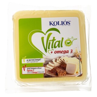 ΚΟΛΙΟΣ | Τυρί Τοστ Vital Ωμέγα 3 Φέτες 400g