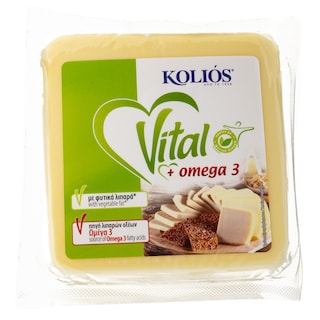 ΚΟΛΙΟΣ | Τυρί Τοστ Vital Ωμέγα 3 Φέτες 400g