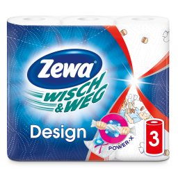ZEWA | Χαρτί Κουζίνας Wisch & Weg Power-X 3 Τεμάχια
