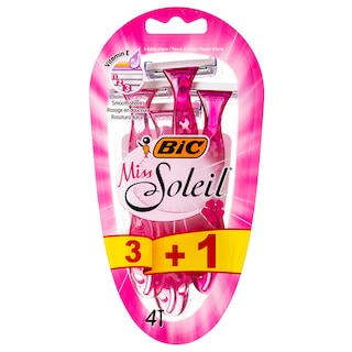 BIC | Ξυραφάκια Miss Soleil 3+1 Τεμάχια Δώρο