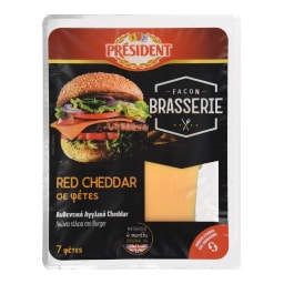 PRESIDENT | Τυρί Red Cheddar Αγγλίας Φέτες 140g