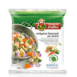 ΜΠΑΡΜΠΑ ΣΤΑΘΗΣ | Mixed Vegetables For Soup Frozen 1kg