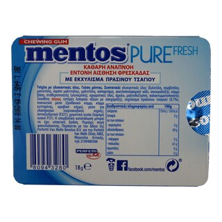 MENTOS | ΤΣΙΧΛΕΣ ΜΕΝΤΑ BLISTER 18Γ