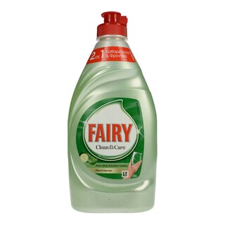 FAIRY | CLEAN & FRESH | DISHWASH LIQUID ALOE & CUCUMBER 400ML