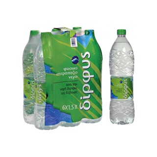 ΔΙΡΦΥΣ | Νερό Φυσικό Μεταλλικό 6x1.5lt